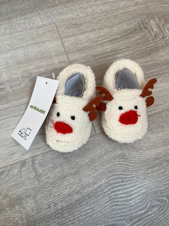 Chaussons noël bébé mixte