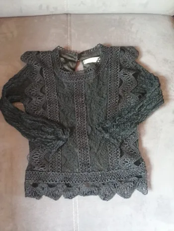 Chemise blouse tunique manches longues ajouré Fille 8 ans Kids Star