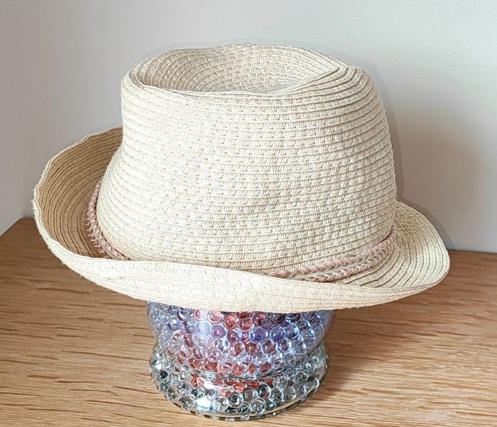 🌸 Chapeau de paille fille - T52 🌸 - photo numéro 4
