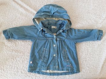 Veste à capuche en jean U 18 mois