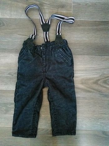 Pantalon avec bretelles, orchestra, taille 9 mois