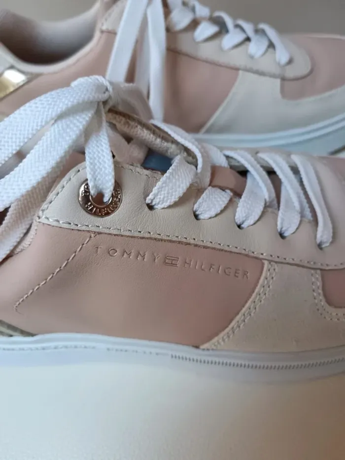 Leather court sneakers Tommy Hilfiger - photo numéro 5