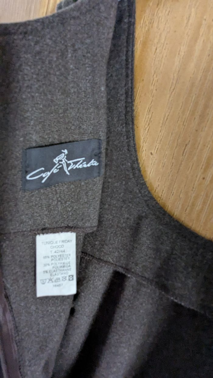 Robe tunique marron. - photo numéro 4