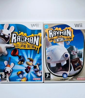 Nintendo Wii # Lot de 2 jeux lapins crétins #