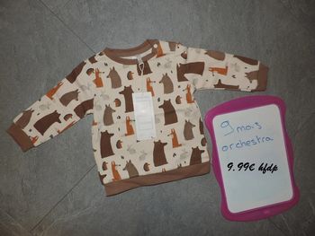 sweat orchestra taille 9 mois neuf