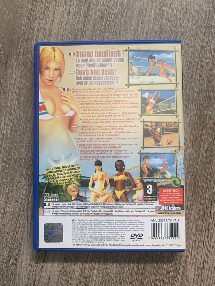 Jeu Beach Volleyball PS2 - photo numéro 3