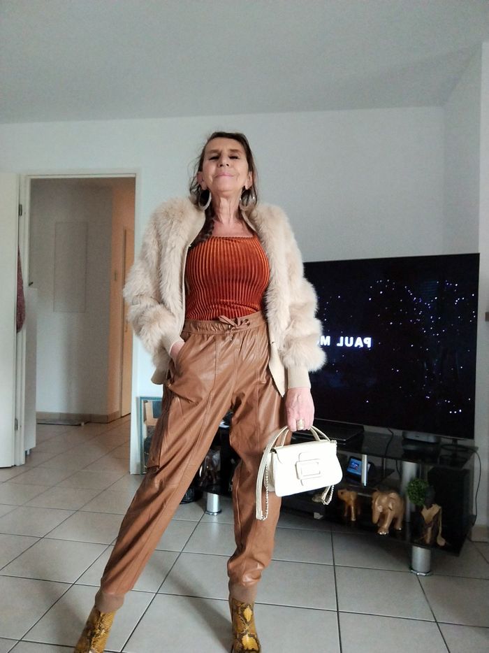 Pantalon simili cuir Rick Cardona New York - photo numéro 9