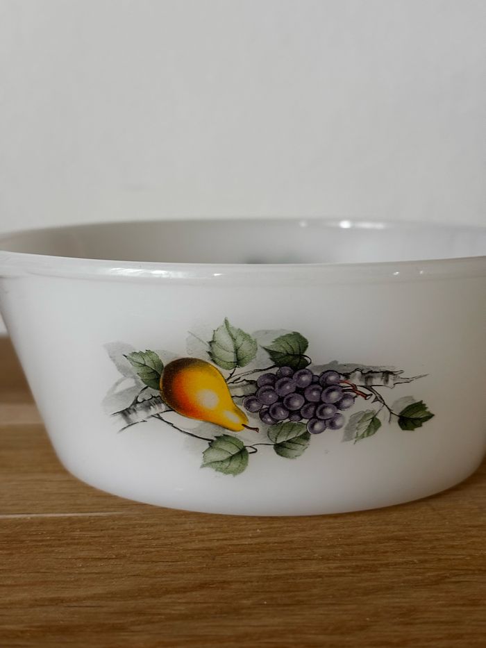 Vintage lot de 3 bols Arcopal fruits de France - photo numéro 4