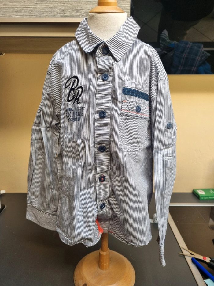 Chemise lignée