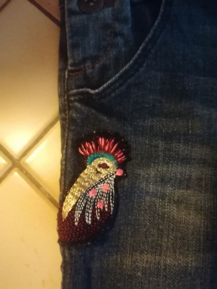 Pantalon salopette catimini 12ans, Jean's - photo numéro 6