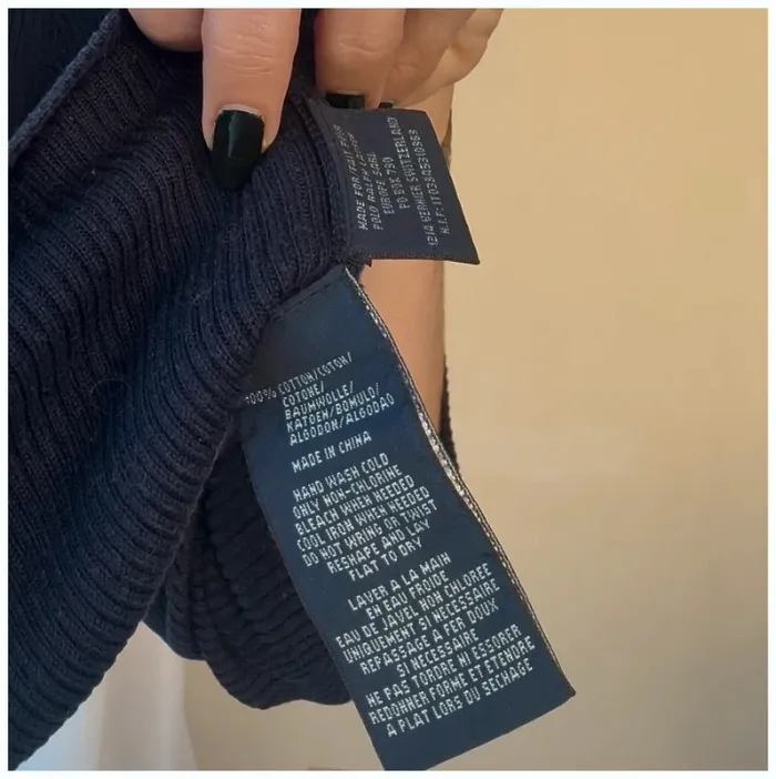 Top pull Ralph Lauren bleu très bon etat taille M - blue shirt - photo numéro 6