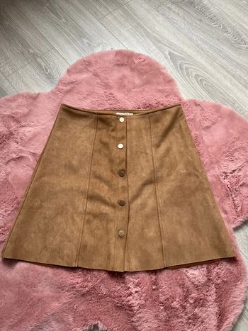 Jupe femme M velours marron