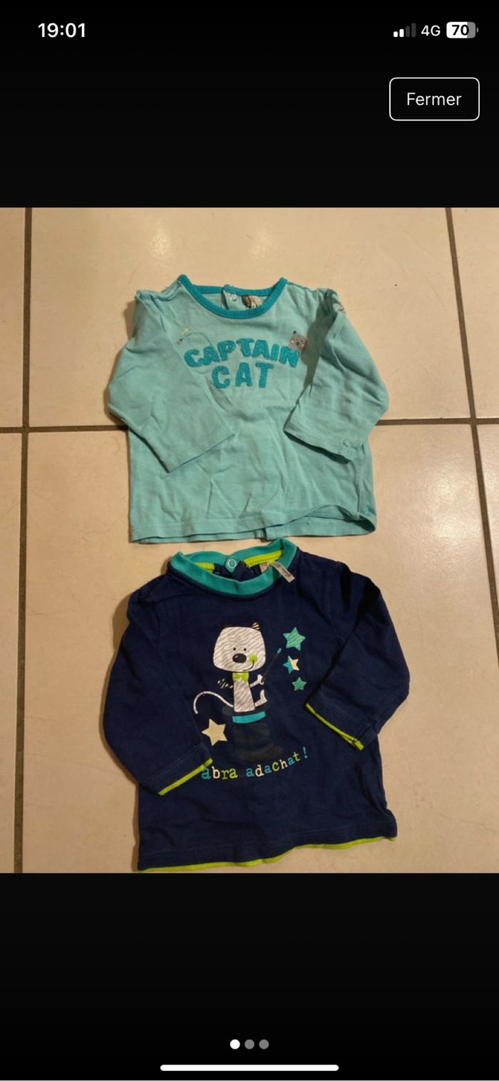 Lot t-shirt orchestra 3 mois neuf