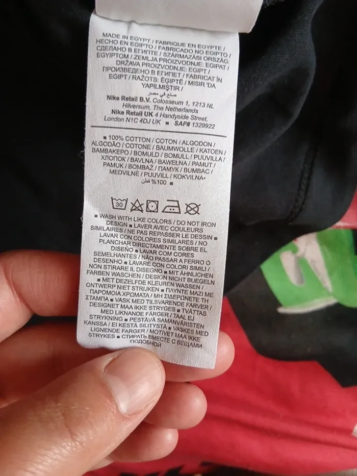 Lots de 2 tee-shirts Nike taille 13 ans - photo numéro 5