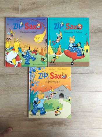 Lot de livres Zip et Saxo