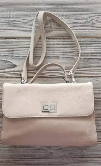 Pochette sac tout en cuir bandoulière