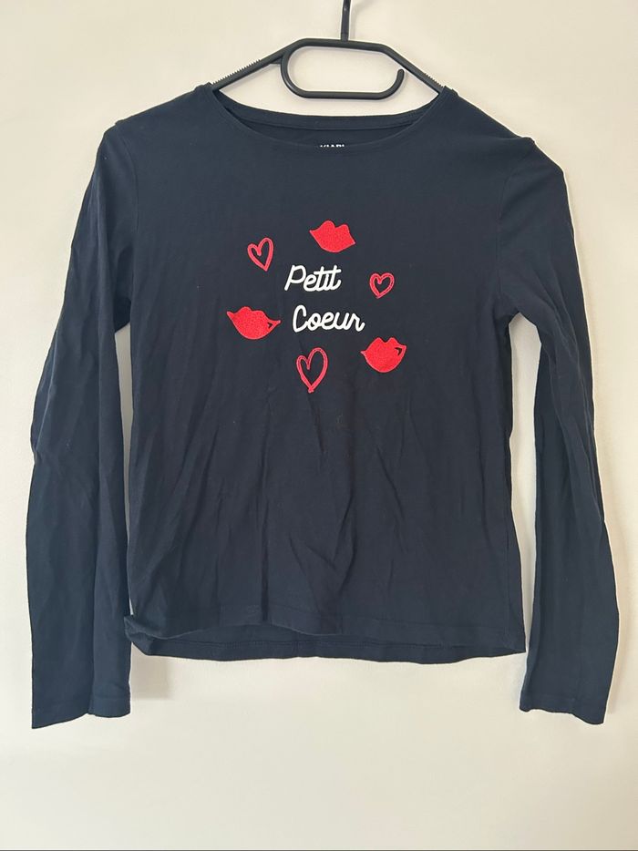 T-shirt petit cœur Kiabi