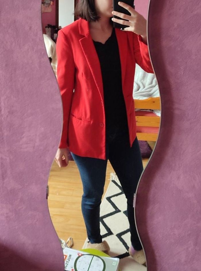 Veste blazer rouge Bonobo