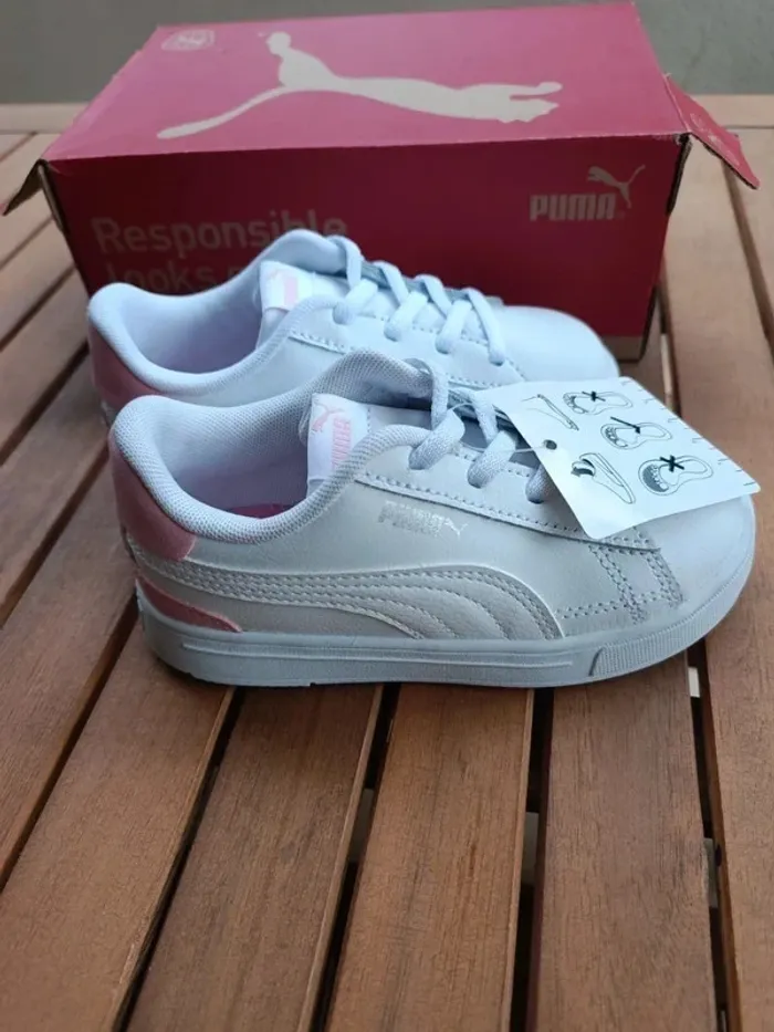 Baskets Puma fille pointure 25 - photo numéro 8