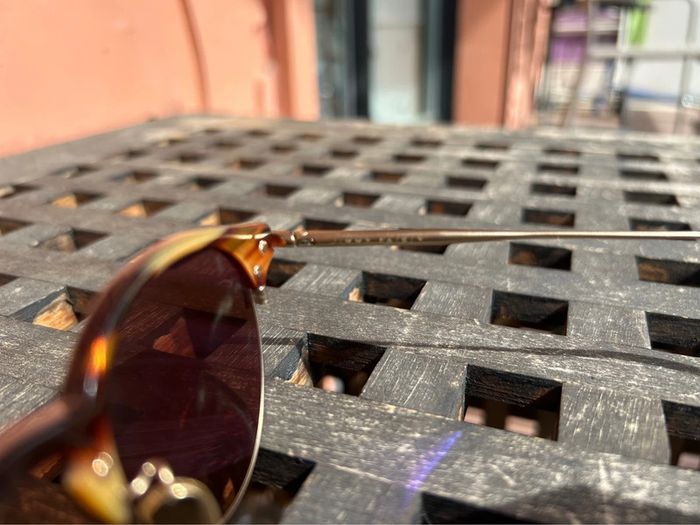 Lunettes de soleil Jimmy Fairly Pelote marron - photo numéro 8