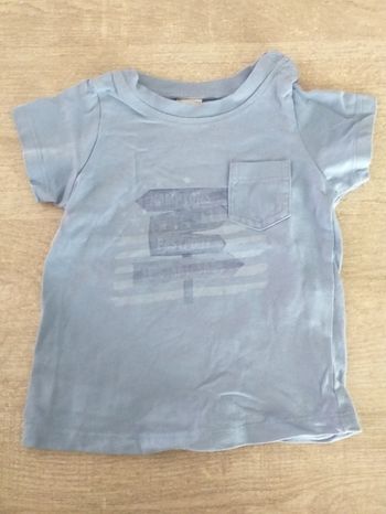 T-shirt manches courtes TAO garçon 6 mois