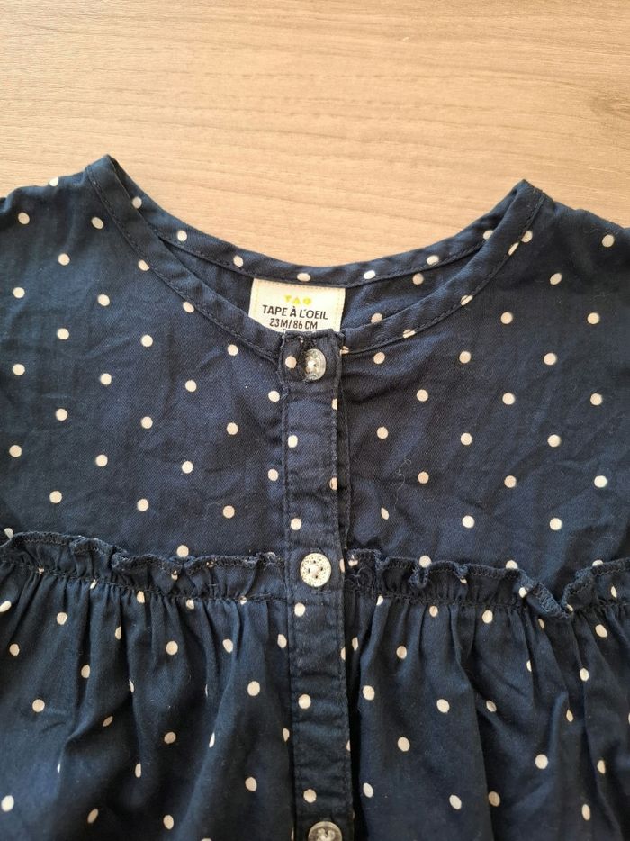Blouse a pois tao 23 mois - photo numéro 2