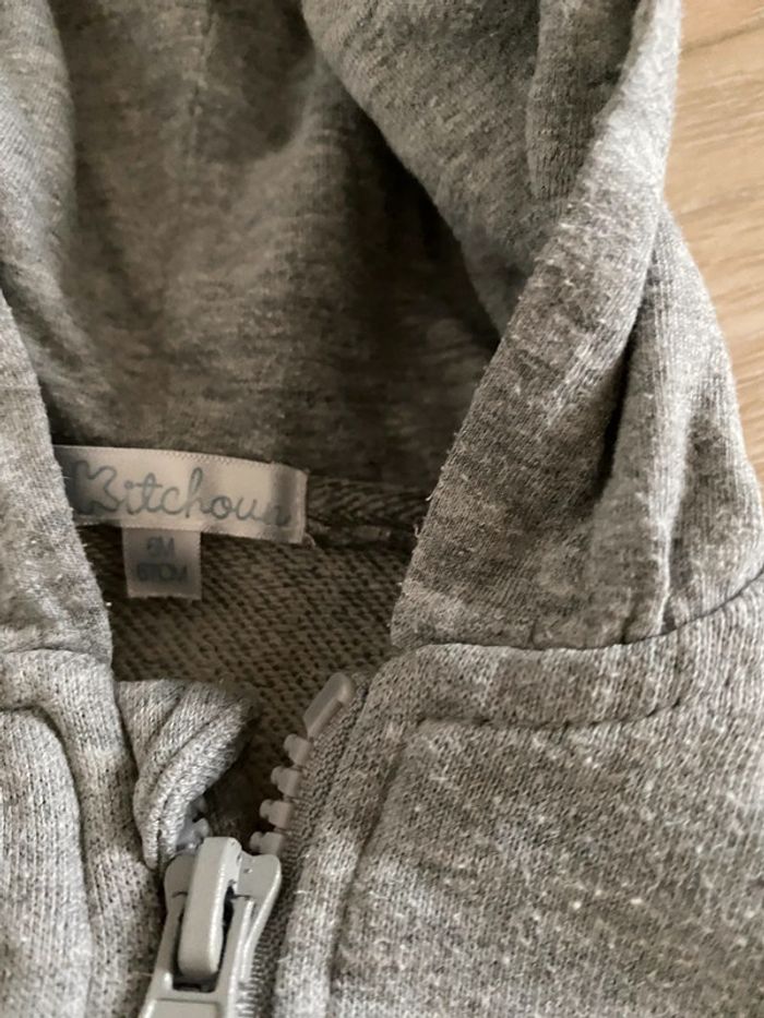 Lot de 3 gilet sweat zippé 6 mois orchestra - photo numéro 3