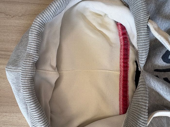 Sweat Tommy Hilfiger à capuche – Couleur gris chiné - Vintage Fit - Taille M - photo numéro 9