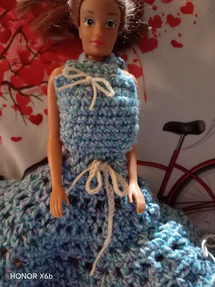 Robe longue Barbie - photo numéro 2