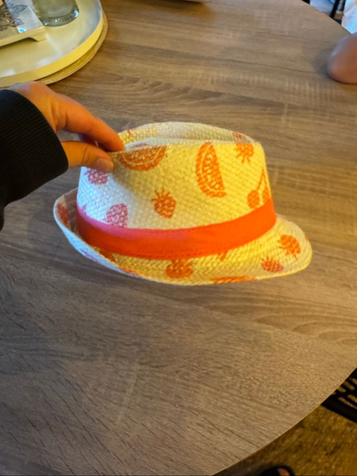 Chapeau de paille pour enfant - photo numéro 4
