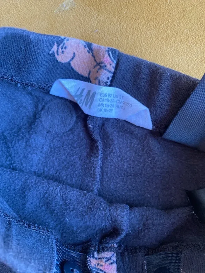 Legging doublé taille réglable taille 1/2 ans h&m - photo numéro 3
