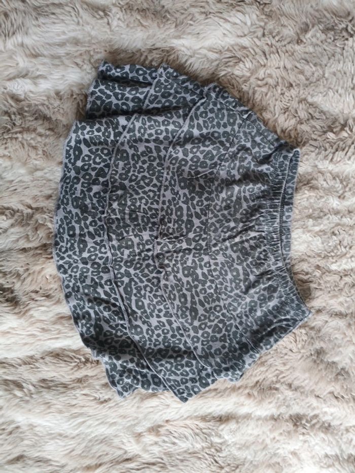 Jupe grise motif léopard 6 ans -In Extenso - photo numéro 3