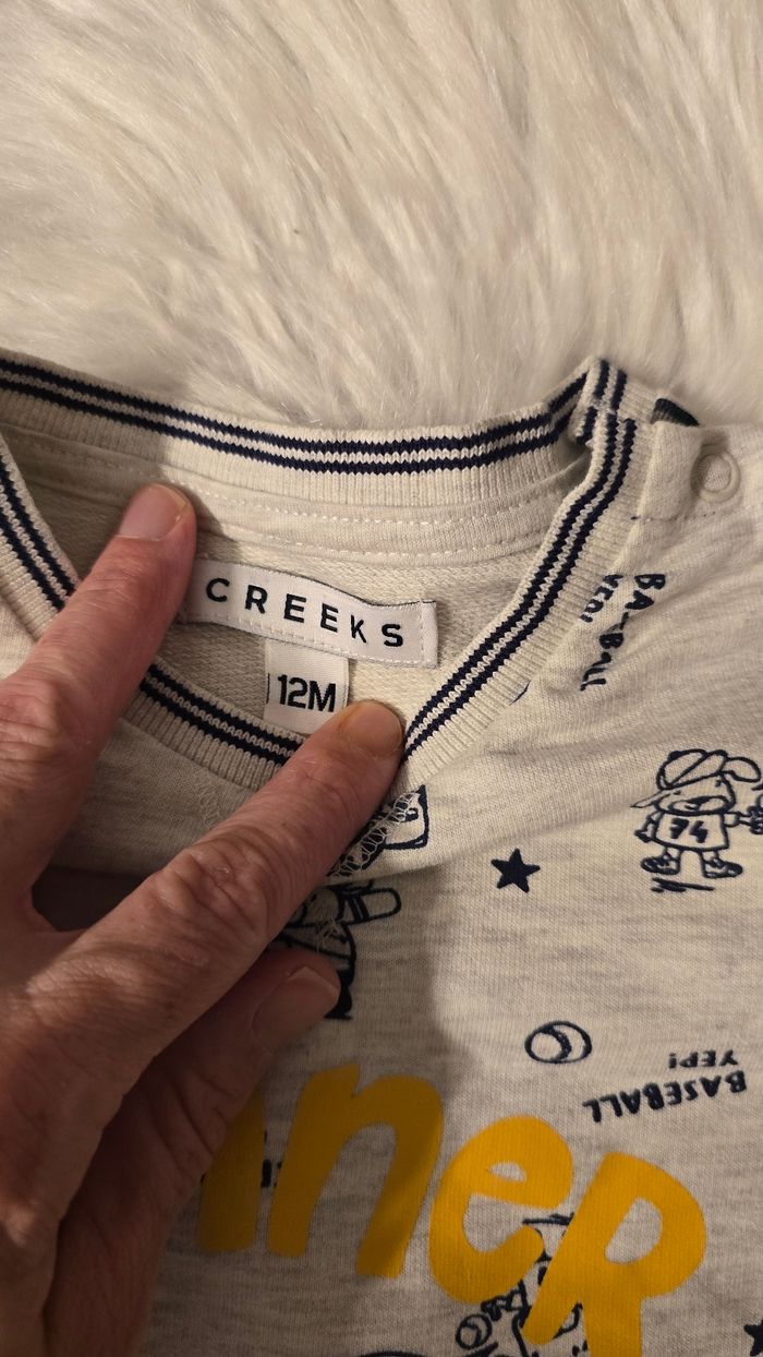 Neuf (non porté) 😍🥰💙 sweat mi saison 18 mois garçon 💙🥰😍 - photo numéro 2