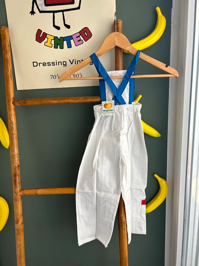 Salopette vintage color block 18-24M - photo numéro 3