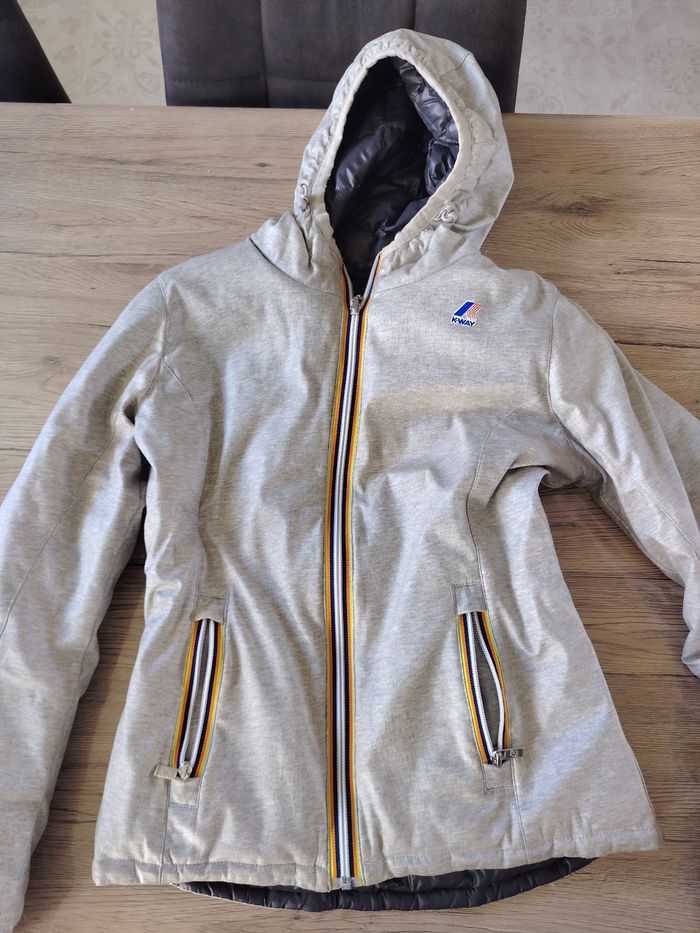 Doudoune réversible kway taille S - photo numéro 3