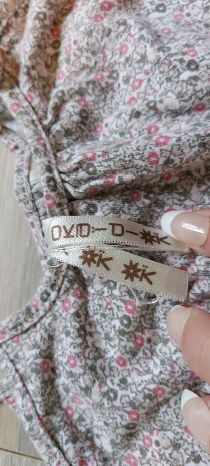 Débardeur rose fleuri, large, Okaidï, 4 ans - photo numéro 2