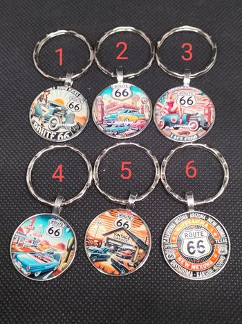 Porte clé route 66