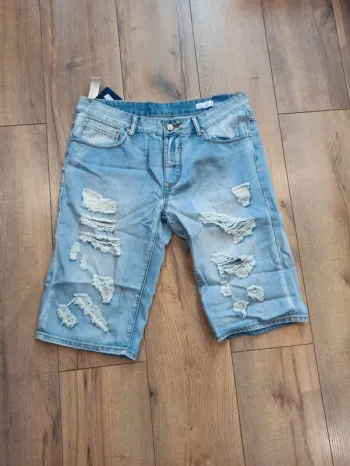Bermuda troué homme jeans taille 38US