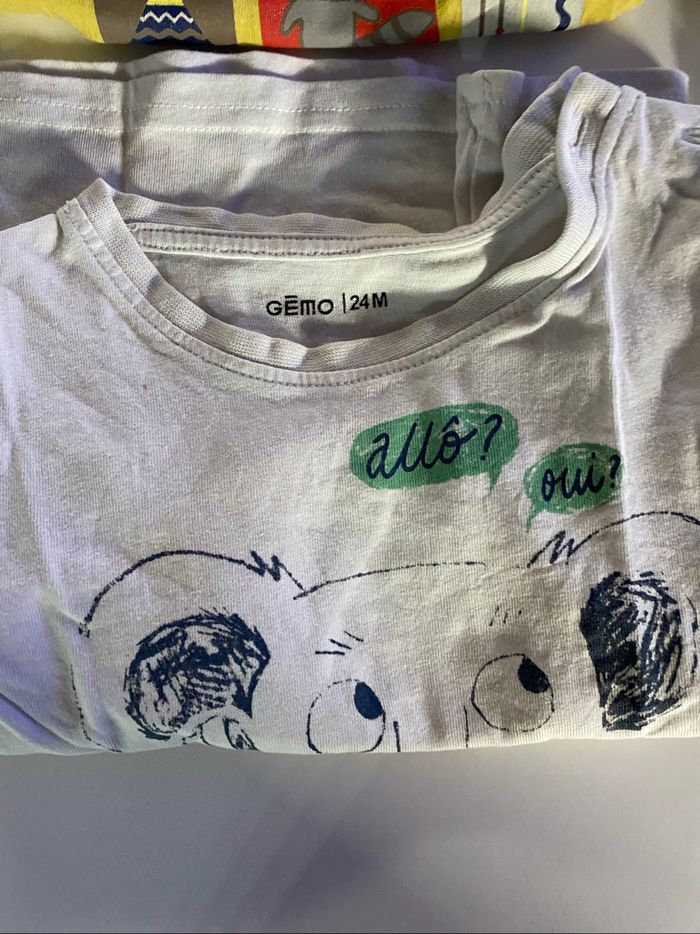Lot de 6 vêtements enfants taille 24 mois plusieurs marques - photo numéro 2