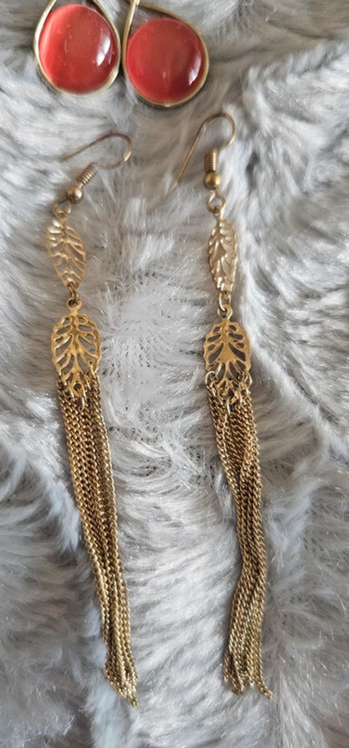 Lot de 7 paires de boucles d'oreilles neuves - photo numéro 6