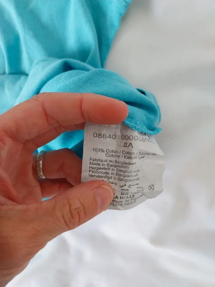 Tee-shirt manche courte garçon 8 ans La Halle - photo numéro 4