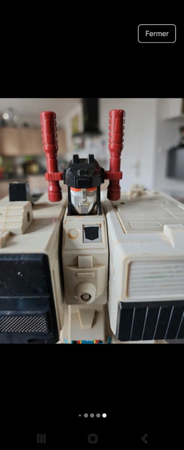 Figurine vintage transformers metroplex - photo numéro 16