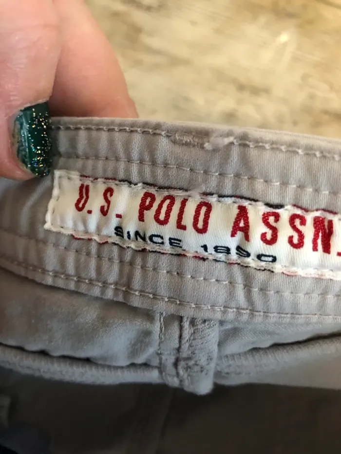 Pantalon gris clair U.S polo assn - photo numéro 9