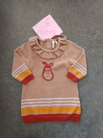 Robe pull poire 6 mois