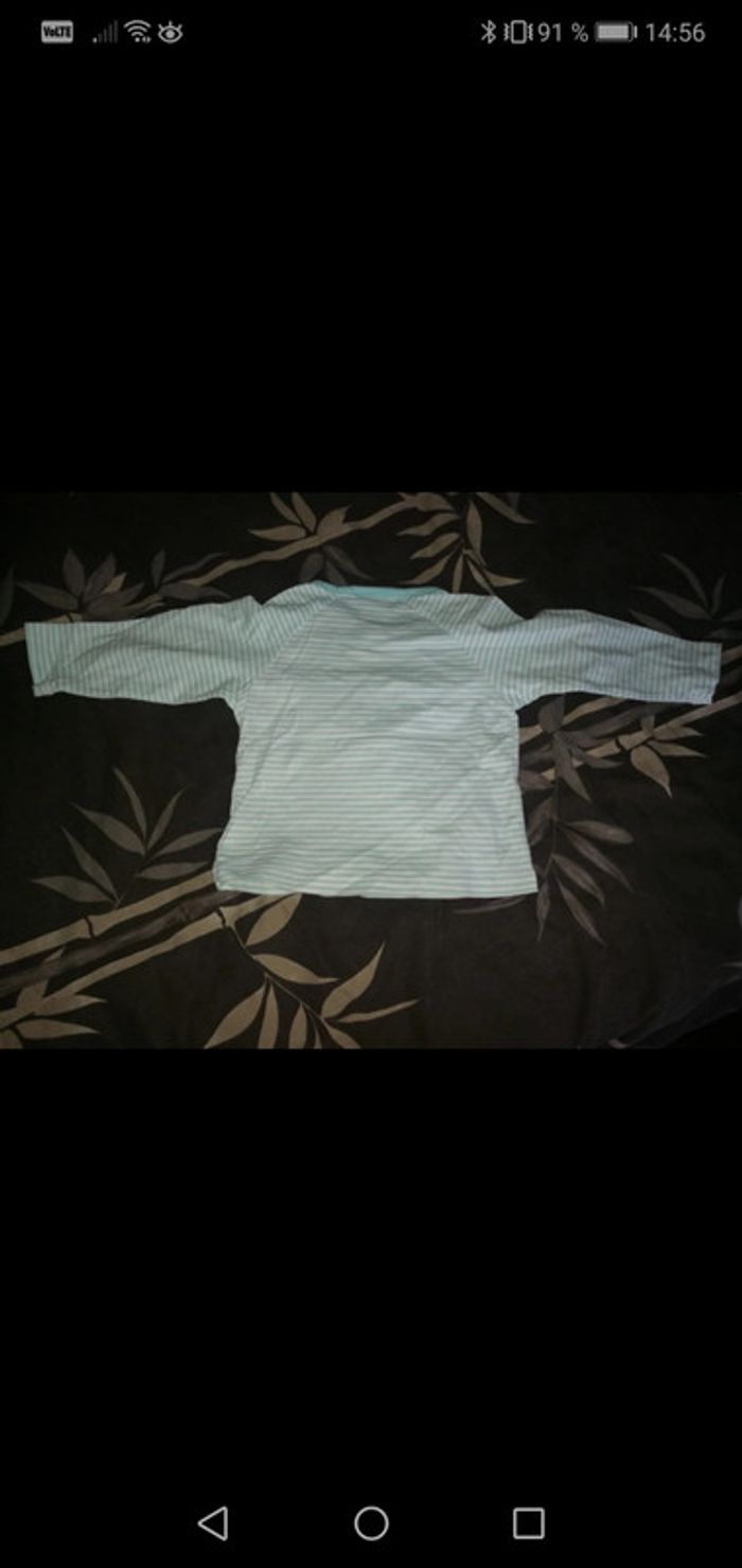 Tee shirt rayé Les Aristochats 12 mois Disney - photo numéro 3