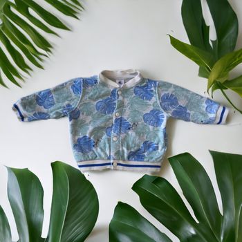 Cardigan monstera Petit Bateau 6 mois TBE (14€)