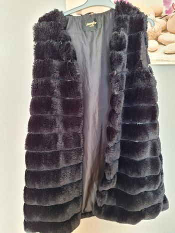 Gilet fausse fourrure