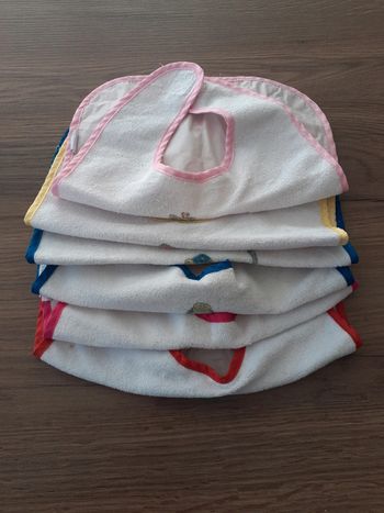 Lot de 6 bavoirs