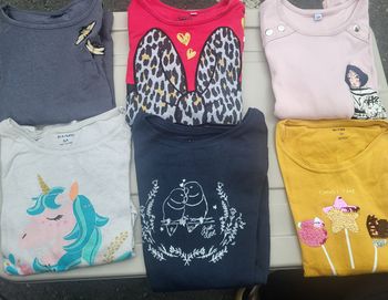 Lot tee shirt manche longue