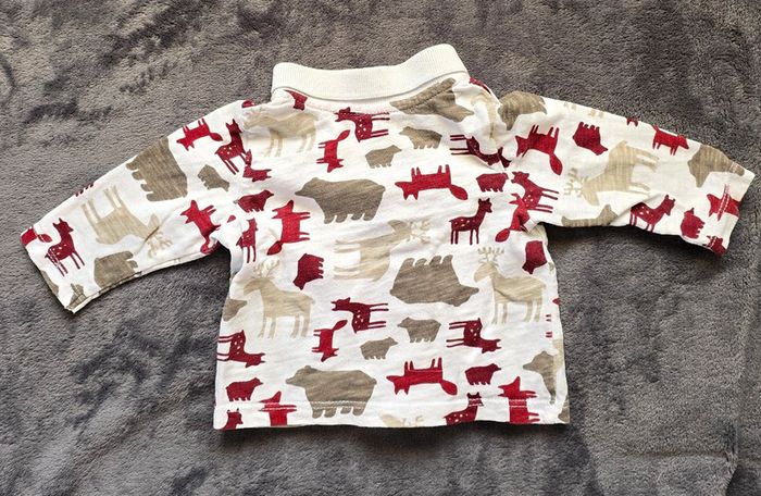 Ensemble bébé pantalon et polo thème Noël - photo numéro 3